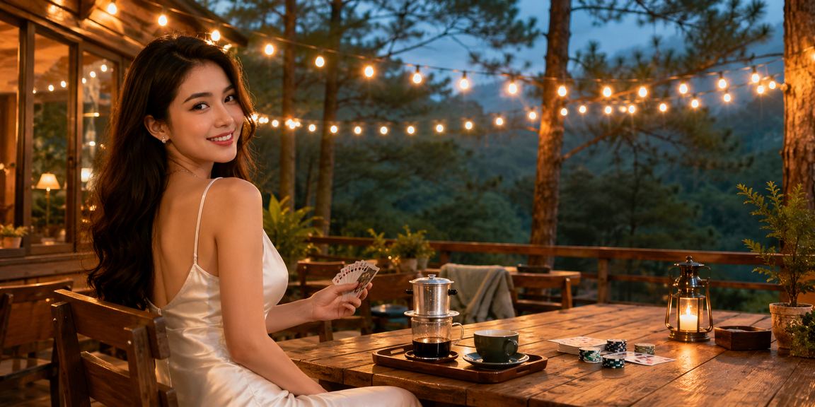 Người chơi tại Đà Lạt tham khảo chiến lược bài và phân tích game qua điện thoại